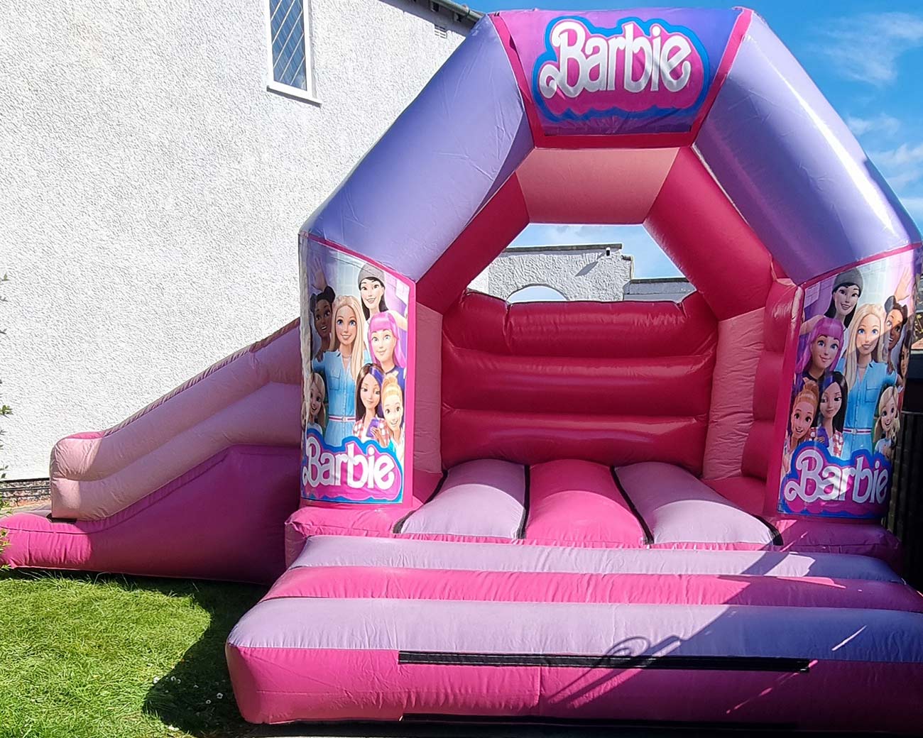 16x14 Barbie Slide and Bounce Castle