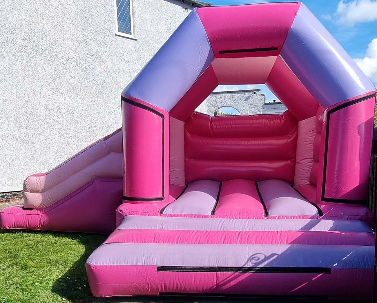 16x14 Pink Slide and Bounce Castle