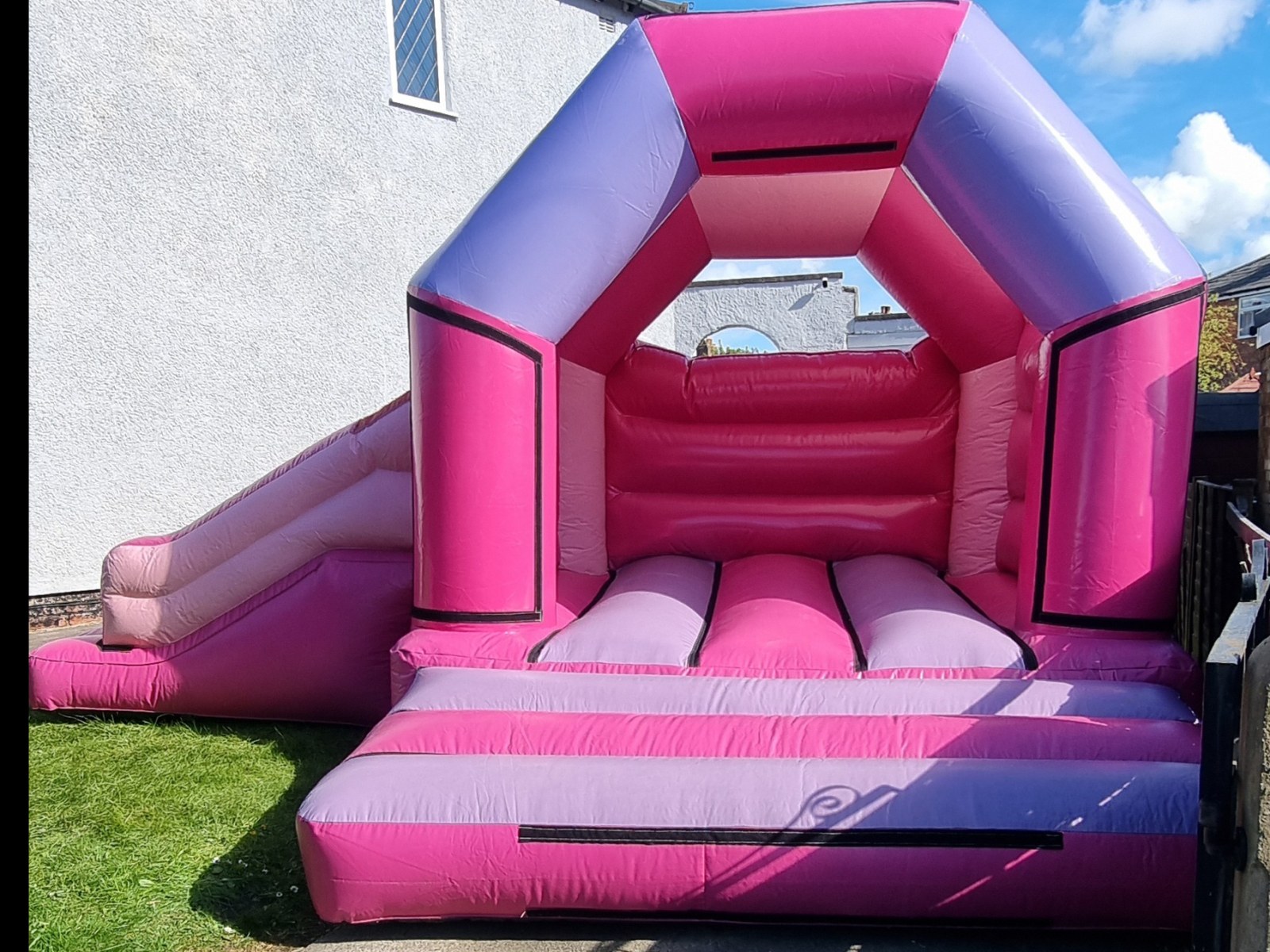 16x14 Pink Slide and Bounce Castle
